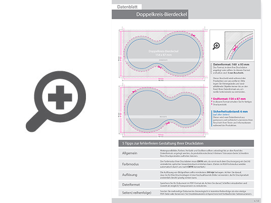 Product Bild bierdeckel_doppelkreis_154_mm_x_87_mm