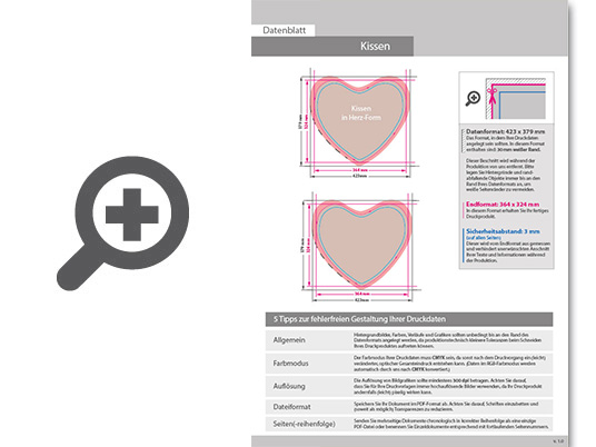 Product Bild dekorativer_kissenbezug_in_herzform__beidseitig_bedruckt
