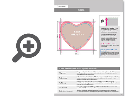 Product Bild dekorativer_kissenbezug_in_herzform__einseitig_bedruckt