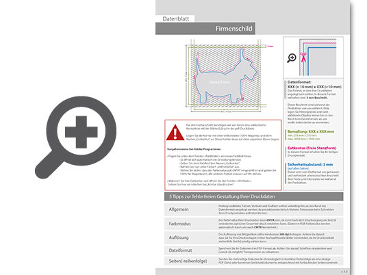 Product Bild firmenschild_in_hund-form_konturgefr__st__einseitig_4_0-farbig_bedruckt