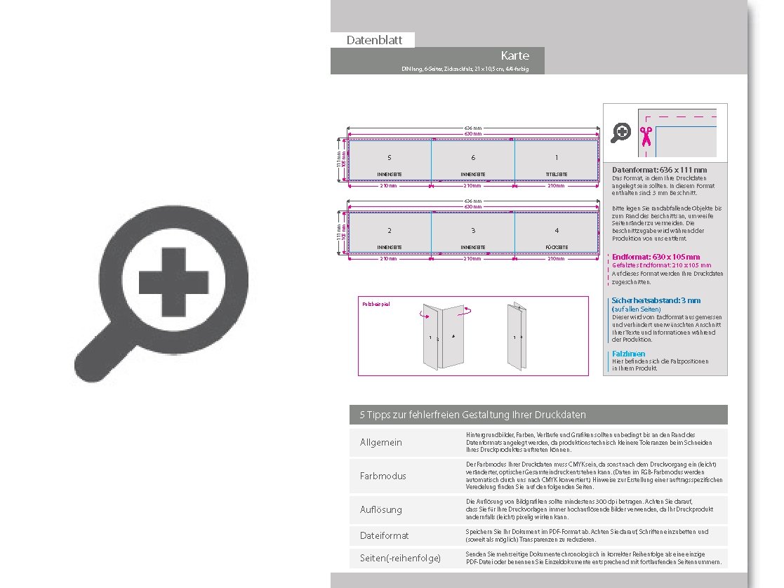 Product Bild hochzeitskarte__gefalzt_auf_din_lang_quer__vertikaler_zickzackfalz__6-seitig